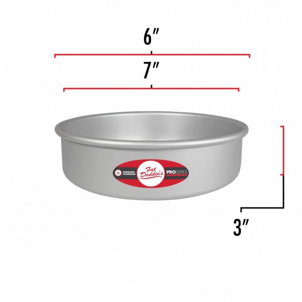 FAT DADDIO'S - Round Layer Cake Pan,  6"x3" - Image 2