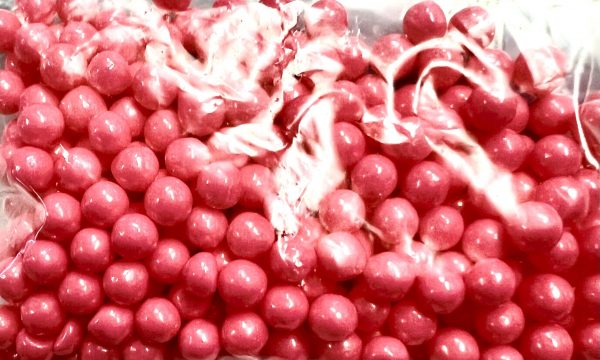 CANDY PEARLS -PINK, 7mm, 8 oz.