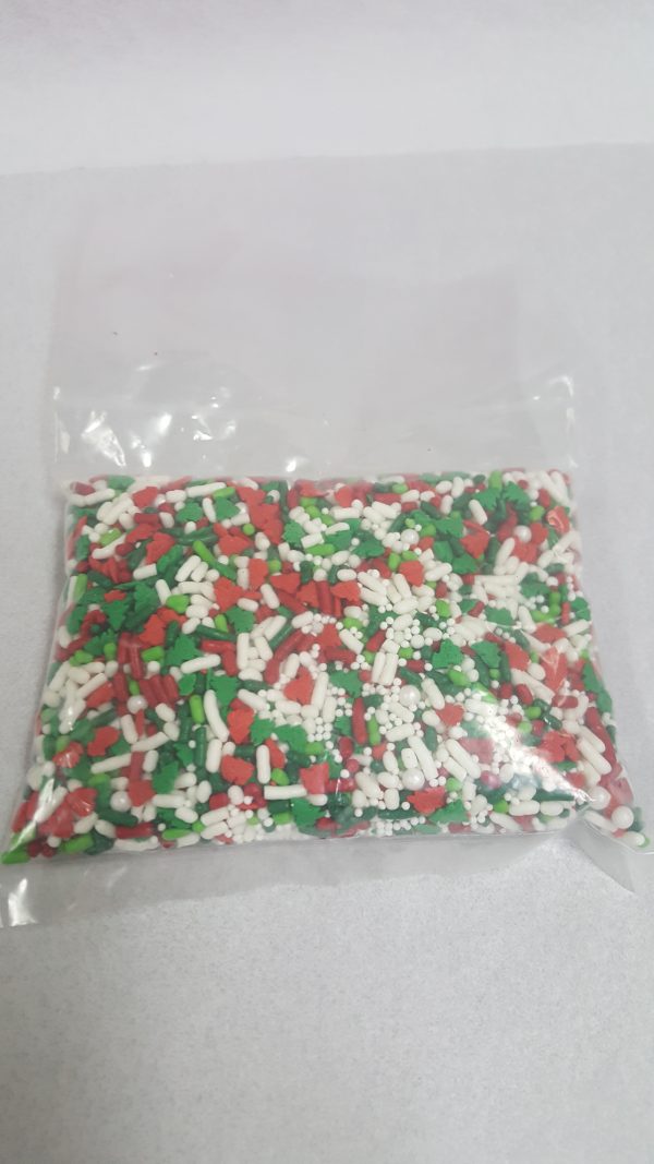 Red, White & Green Holiday Confetti - Image 2